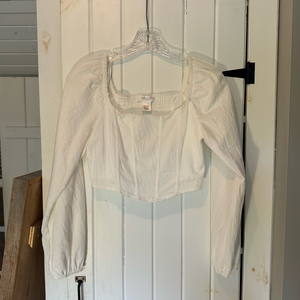 Kirious Los Angeles White top